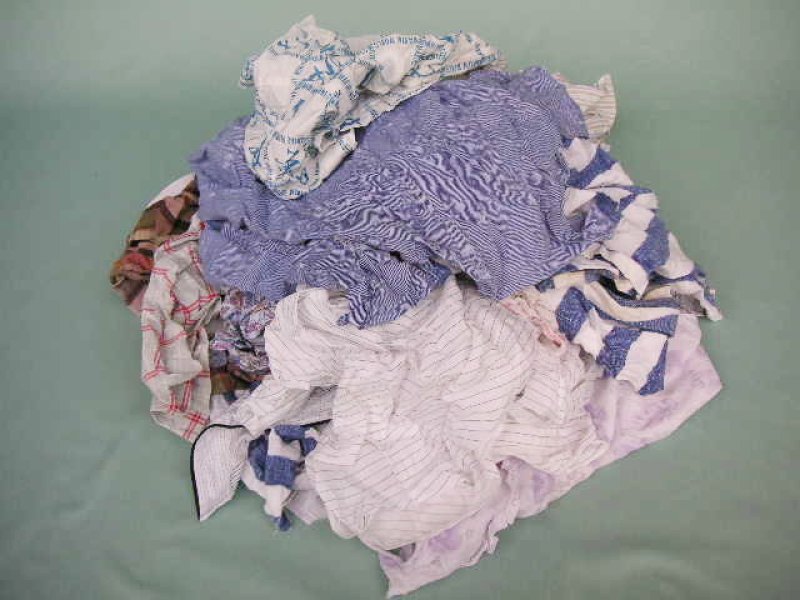 画像1: 綿ウエス(五色) 【検針済】 10kg梱包(2kg×5袋)