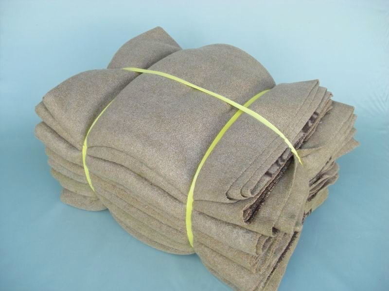 画像1: 中古リネン毛布【10枚梱包】