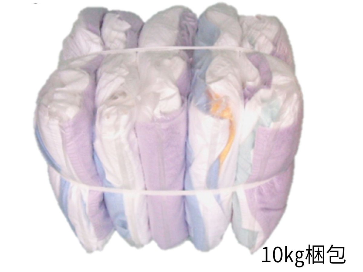 画像1: タオルマットウエス　１０kg梱包（２kg×５袋） (1)
