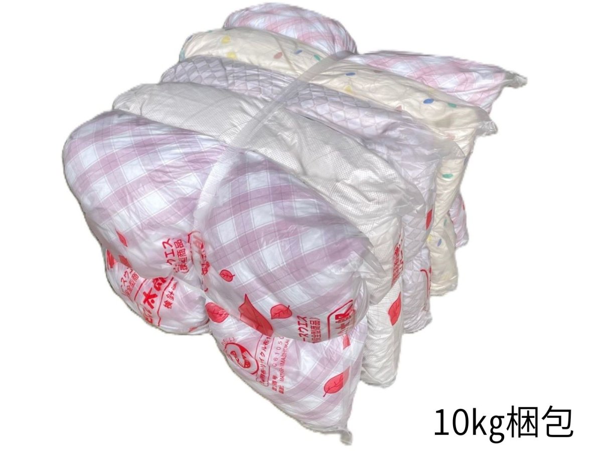 画像1: 綿ウエス（二色）【検針済】　１０kg梱包（２ｋｇ×５袋） (1)