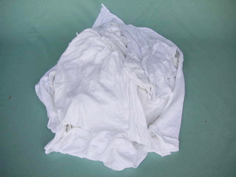 画像1: 白メリヤスウエス 【検針済】 10kg梱包(2kg×5袋)