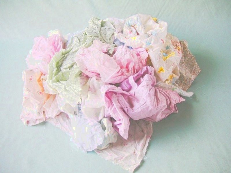 画像1: 綿ウエス（二色【検針済】　１０kg梱包（２ｋｇ×５袋）